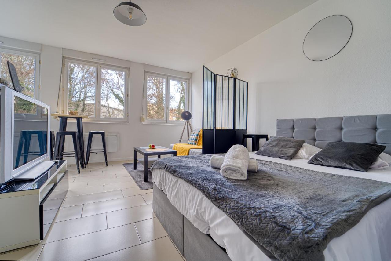 Le Muse - Quartier ville proche transport - Parking Privé CityRoom57 Metz Esterno foto