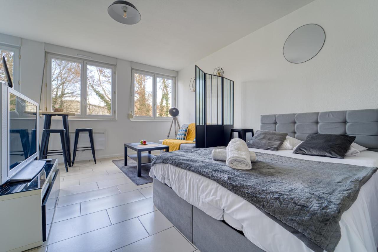 Le Muse - Quartier ville proche transport - Parking Privé CityRoom57 Metz Esterno foto